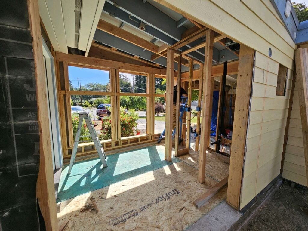 Residential Remodeling in Seattle: Ongoing Building of a Connecting Hallway